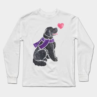 Watercolour Newfoundland Long Sleeve T-Shirt